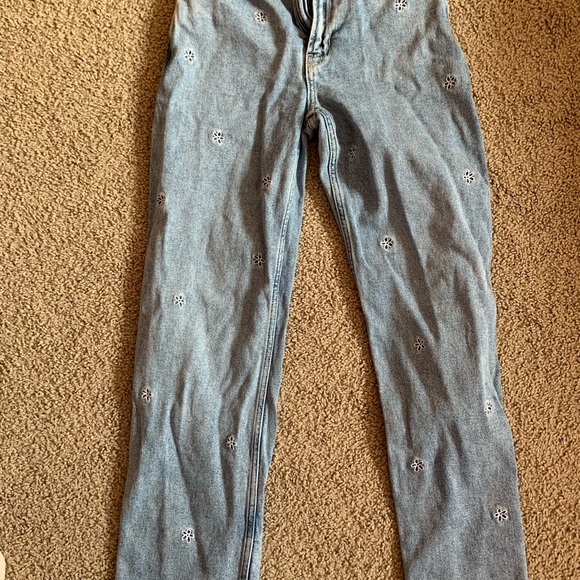 Embroidered dad jeans - Picture 1 of 3